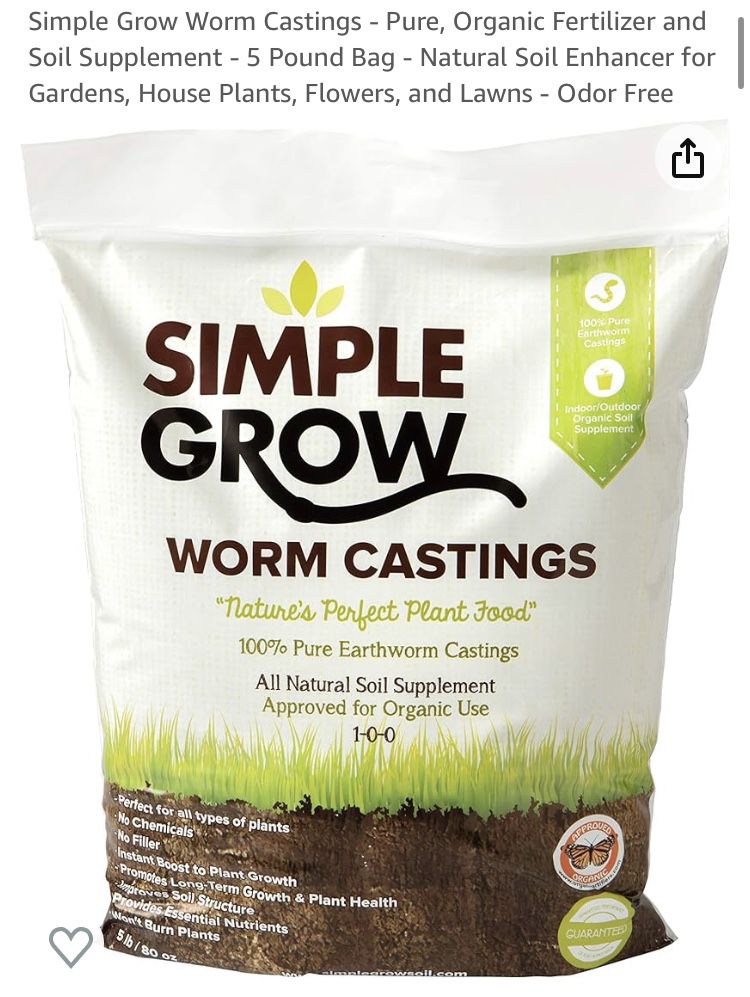 Simple Grow Worm Castings 