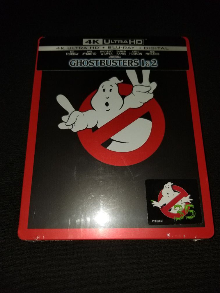 *NEW* Ghostbusters 1&2 4K UHD/HDR Bluray (35th Anniversary Steelbook)