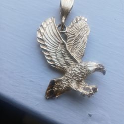 10kt  Eagle pendent