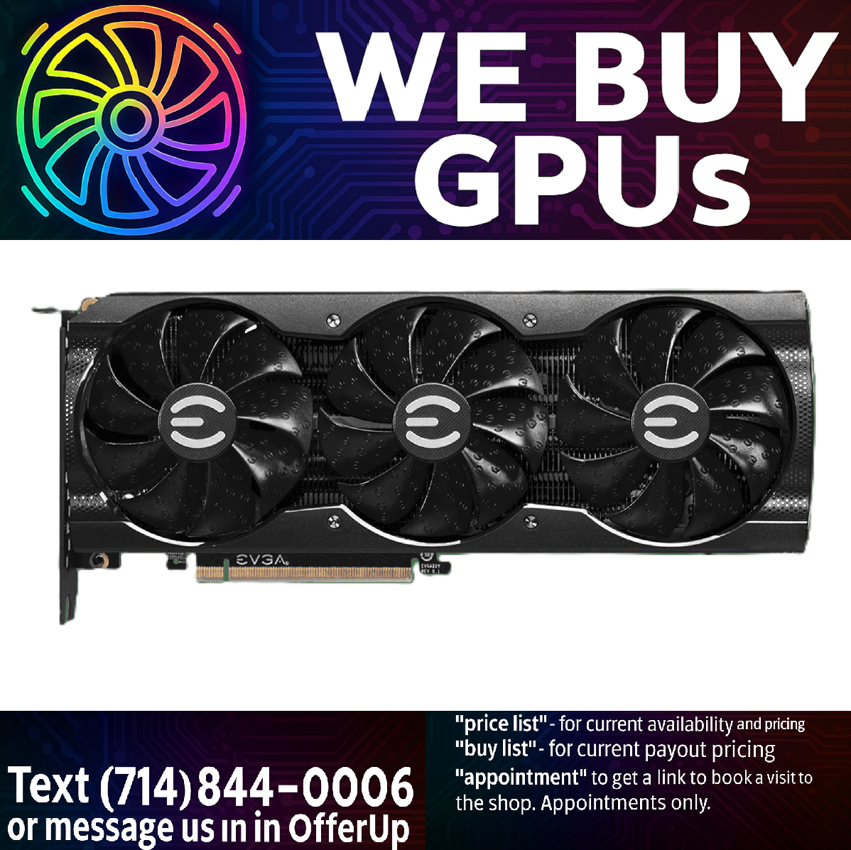 EVGA RTX 3060 Ti FTW3 ULTRA LHR - Professionally Refurbished - 3 Month Warranty - Local Business - Fixed Price