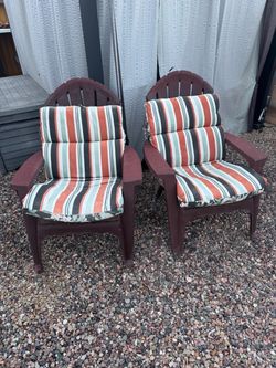 Adirondack chairs x2