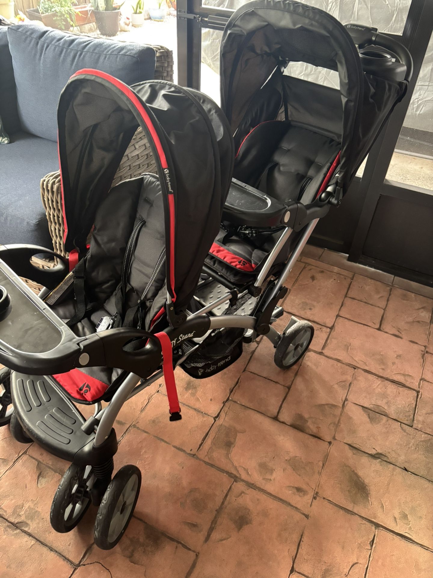 Sit And Stand Double Stroller