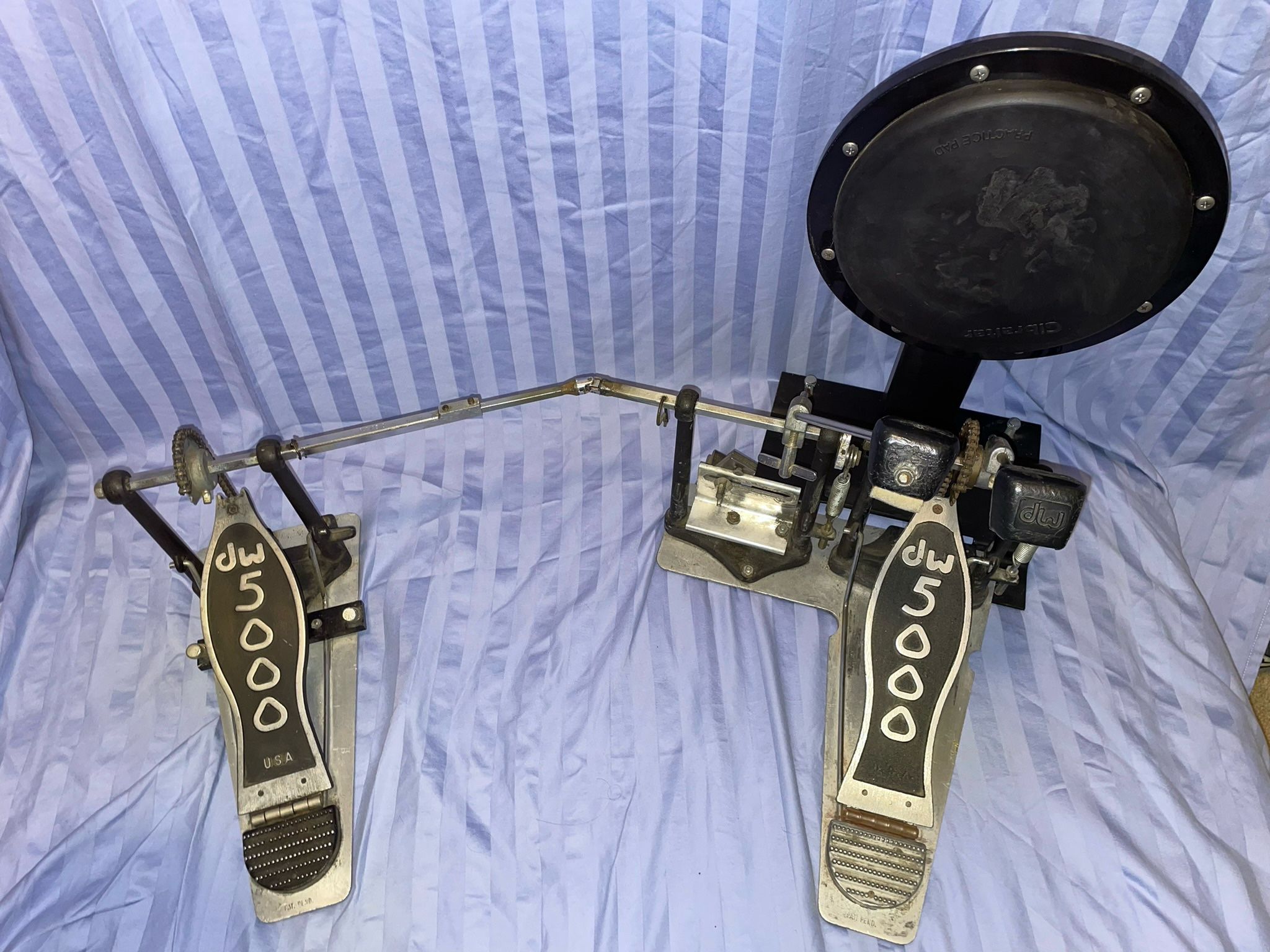 Drum hardware: DW 5000 prototype double bass drum pedal collectors item: take 15% off!*