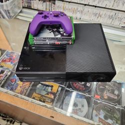 Xbox One Controller Cables And 3 Games 