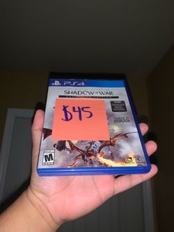 PlayStation 4 & 5 video game ps4 ps5 the hobbit lord of the rings Middle Earth Shadow of War Definitive Edition