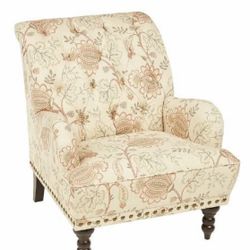 Pier 1 Imports Southpoint Terracotta Floral Accent Chair