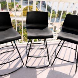 3 Bar Stools - 3 Sillas De Bar 