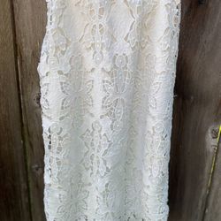 Gorgeous White Lace Pencil Skirt … Women’s Size XS … H&M