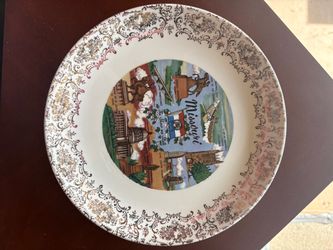 Souvenir plate - Wisconsin