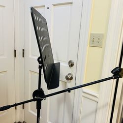 Music Stand And Microphone Stand 2 In 1