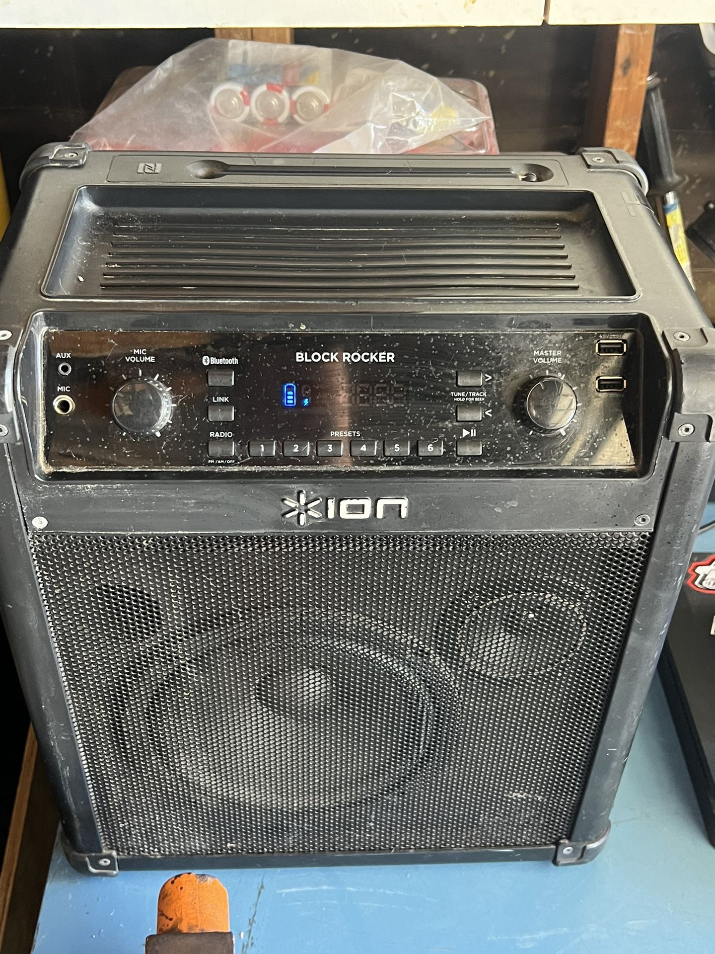 ION iPA76C Block Rocker Bluetooth Portable Wireless Speaker System - Tested