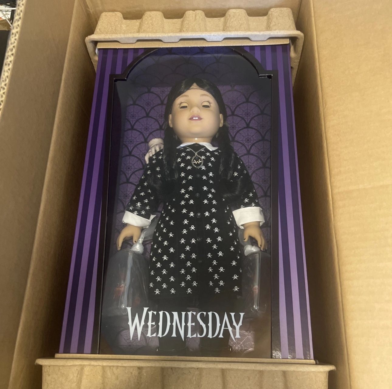American Girl X MGM Wednesday Addams Collector Doll New IN HAND SHIPS TODAY!