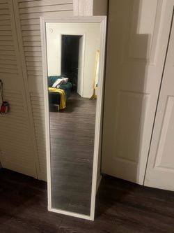Full Length Wall Mirror White Frame