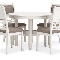 Erinberg Dining Table and 4 Chairs (Set of 5)