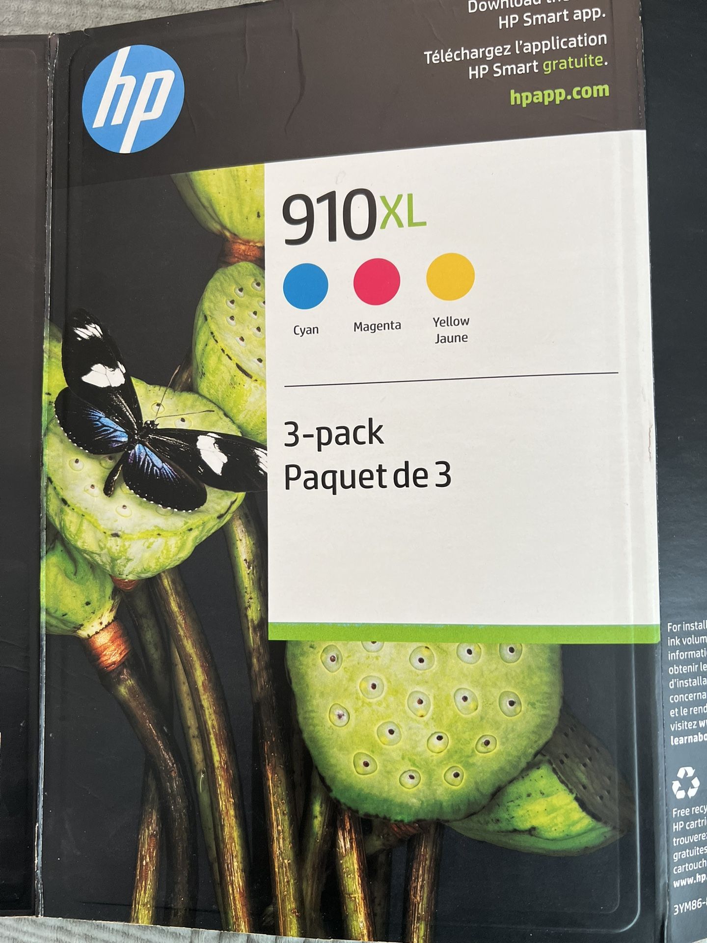 910XL 3 Pack Color Printer Ink