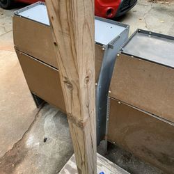 Two Metal Shelves For Tools 
