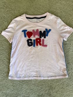 Tommy Hilfiger Girl's Graphic T-Shirt Size L