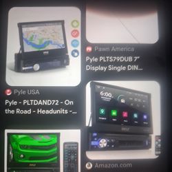 In dash with  Bluetooth. Touch screen big face