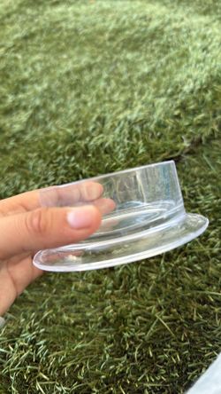 CLEAR WHITE BOWL
