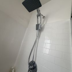 New DAKINGS Dual Rainfall Shower Head Combo with Filter – Chrome