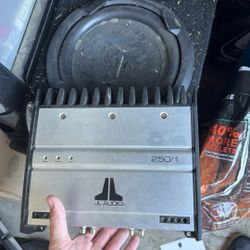 JBL Amp And 10 Inch Sub Box