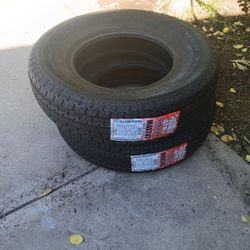 2 New Trailer Tires $130 For The Pair