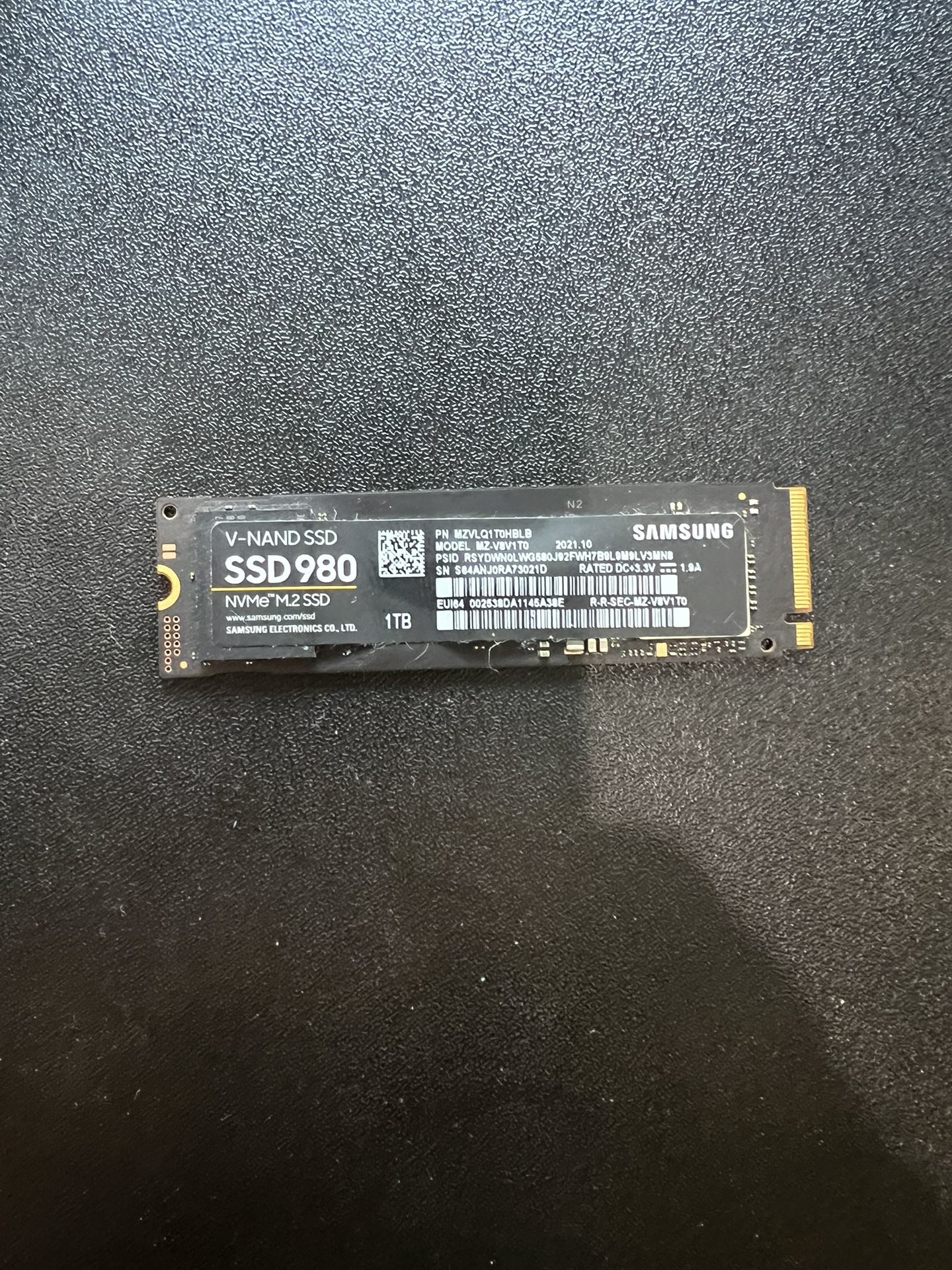 980 PCIe® 3.0 NVMe® Gaming SSD 1TB Memory & Storage - MZ-V8V1T0