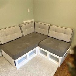 Modern Corner Sectional Couch w/ storage area