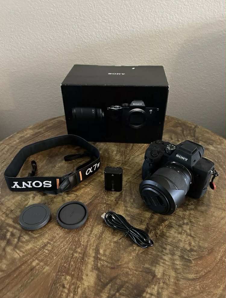 Sony A7 IV Full-Frame mirrorless Camera with 28-70mm Lens and Sony UWP-D21 Mic