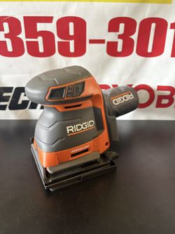 Ridgid 18v 1/4in Sheet Sander TOOL ONLY