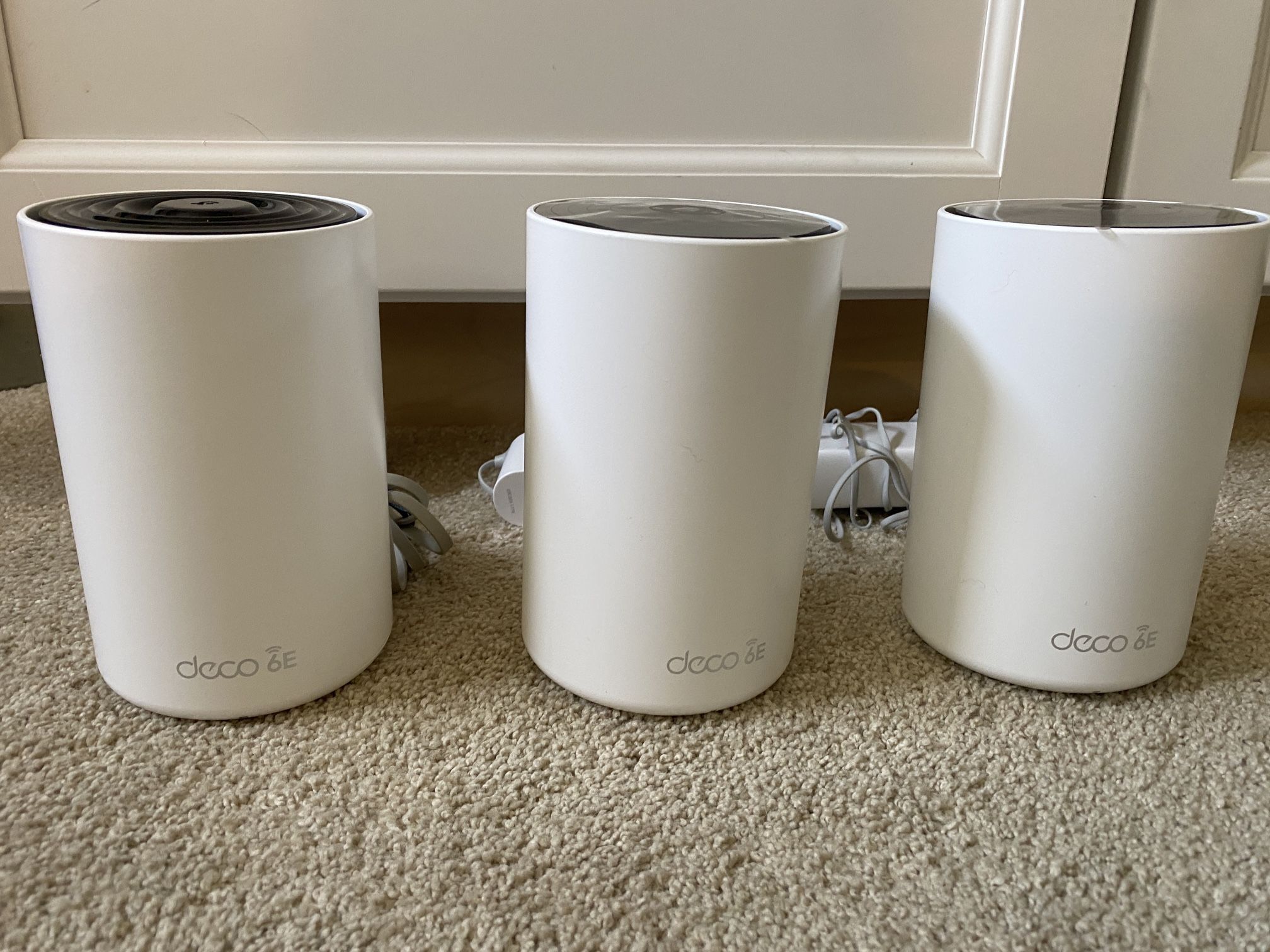 TP-Link Deco AXE5400 Tri-Band WiFi 6E Mesh System — Covers 7200 Sq.Ft. — Excellent Condition