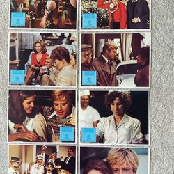 Orig. 1973 “The Way We Were” Film Lobby Card Set Robert Redford-Barbra Streisand