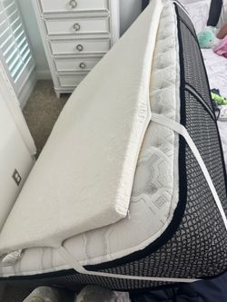 Full size mattress with topper