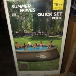Summer Waves 16ft Quick Set Pool