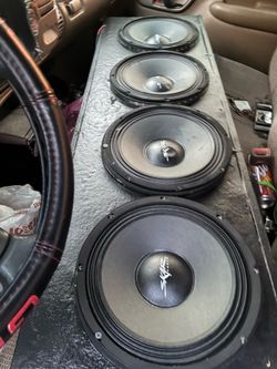 Skar Speakers With lights installed.