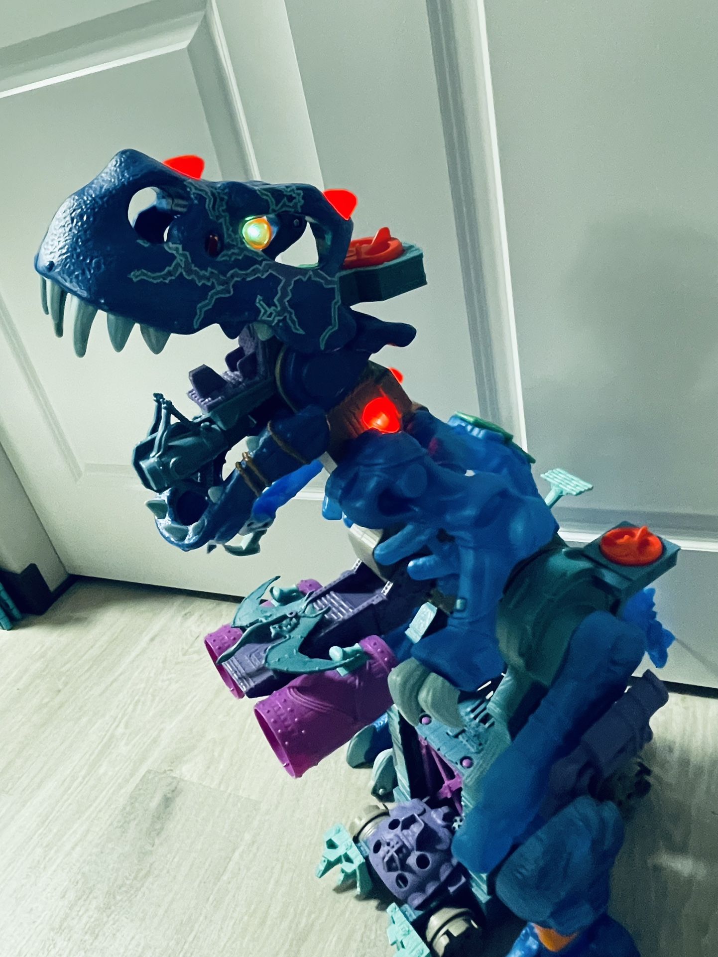 Imaginext Ultra T Rex Ice Blue Dino 