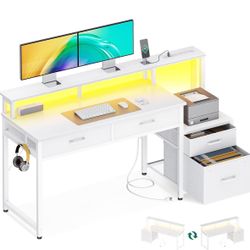 Computer Desk - White