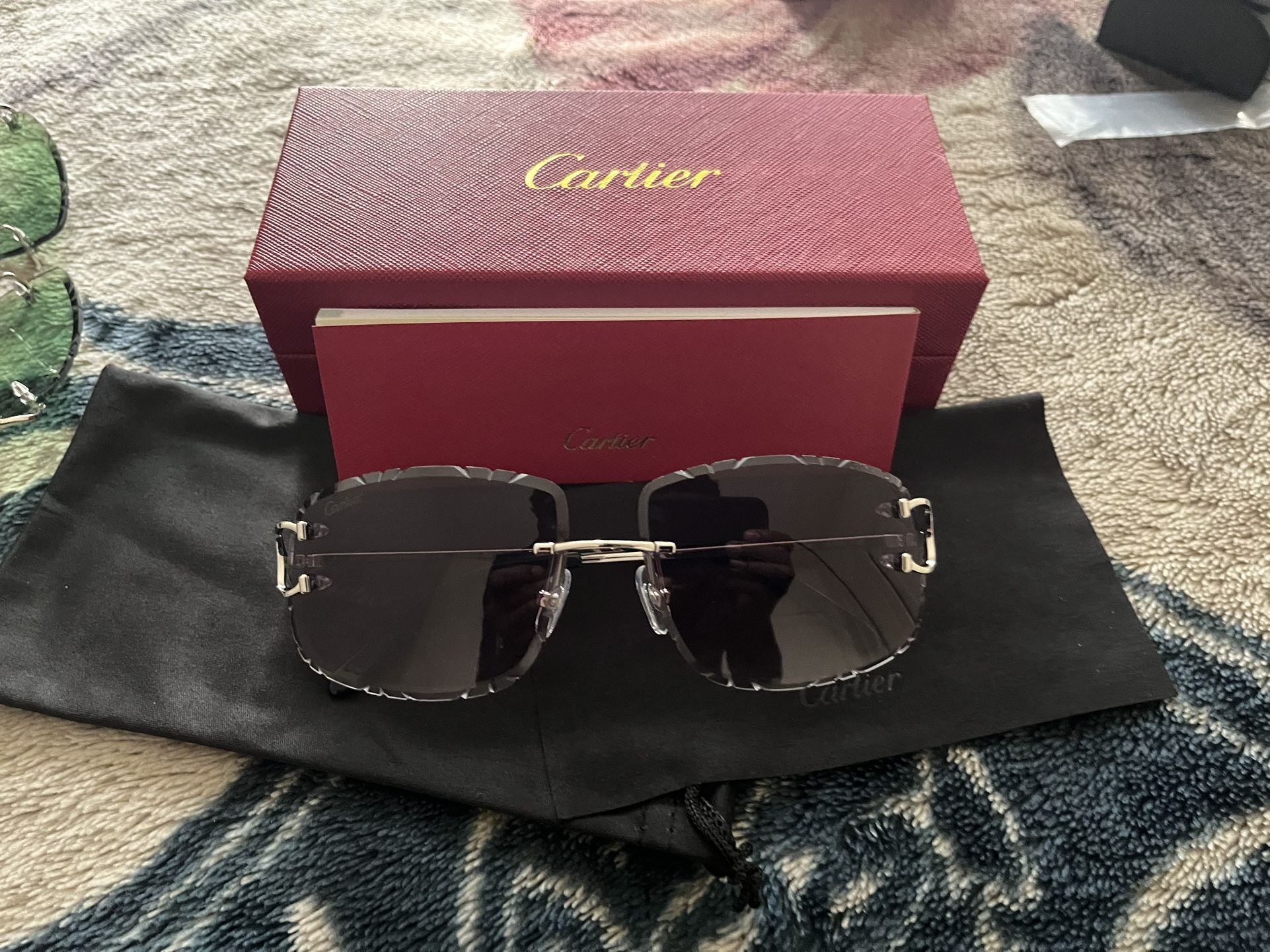 Cartier Diamond Cut Glasses 