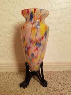 Gorgeous Multicolored mini Glass Vase