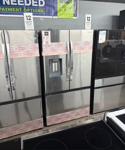 Samsung - 31 cu. ft. Mega Capacity Standard Depth 3-Door French Door Refrigerator in Stainless Steel with Four Types of Ice