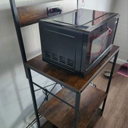 Bakers Rack Microwave Stand