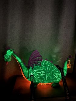 Disney Parks lightup Elliot Dragon Popcorn Bucket Main Street Electrical Parade