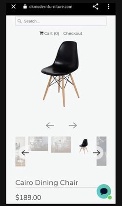 4 Modern Dining Chairs