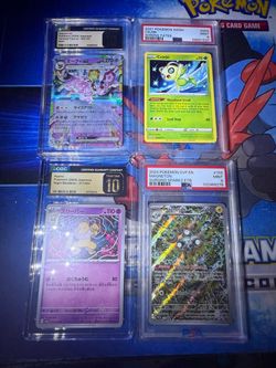 Graded Pokemon Card Lot of 4
