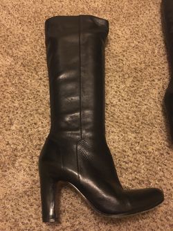Sam Edelman black leather boots