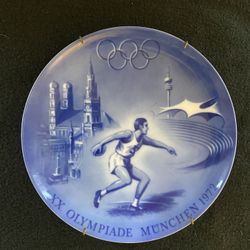 1972 Munich Olympics Decorative Wall Hanging Plate