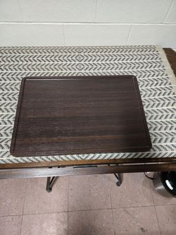Ergonomic Clamp-On Under-Desk Keyboard Tray Platform (Dark Woodgrain)