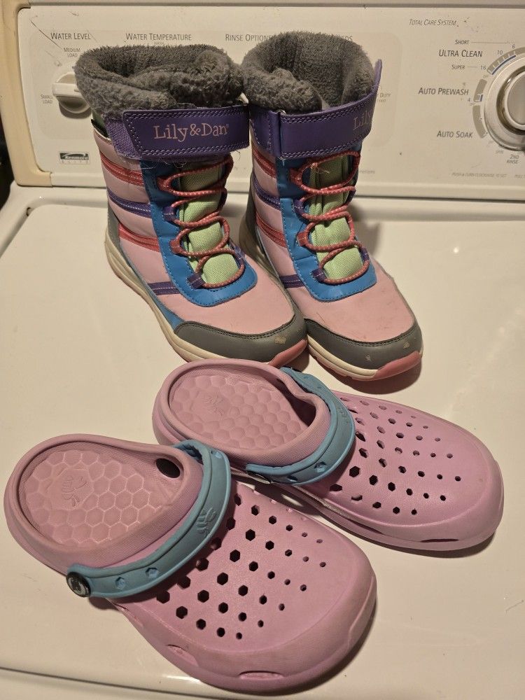 #2 Girls Snow Boots/ Sandals