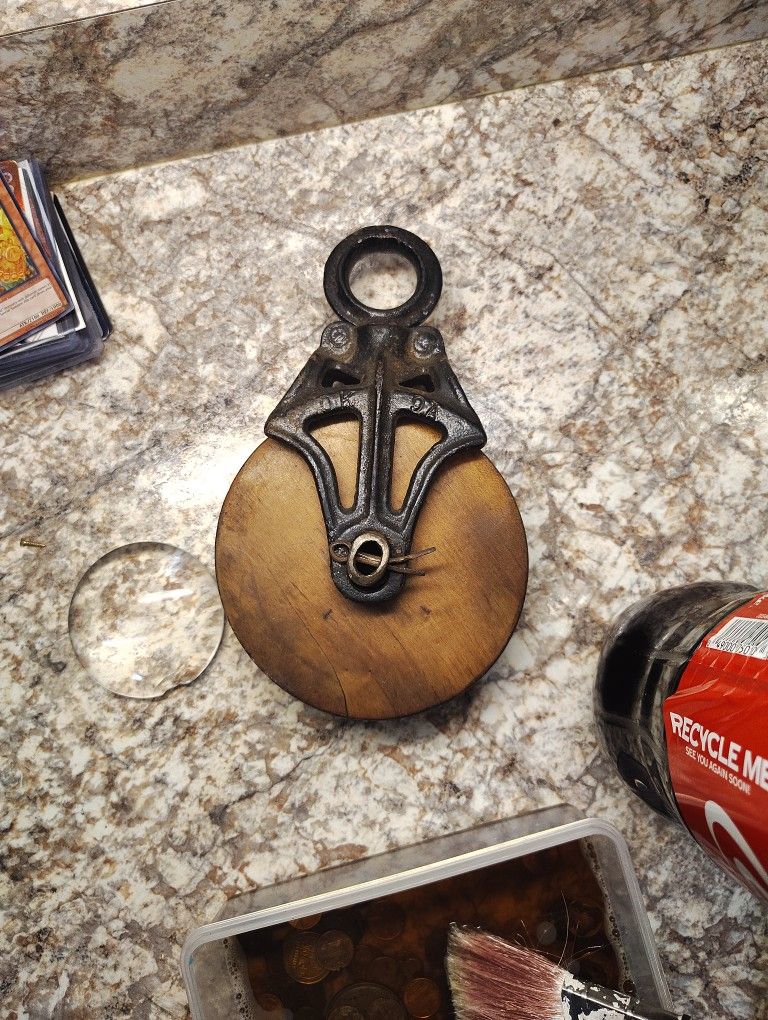 Old Wooden Pully