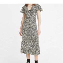 Levi's Floral Midi Dress